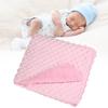 Baby Blanket Lightweight Thermal Newborn Baby Blanket Super Soft Receiving Fuzzy Blanket for