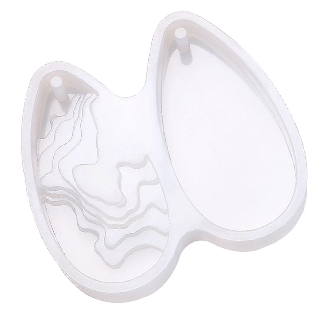 Moule d'île en Silicone, moules d'ornement, pendentif de bijoux, artisanat de fabrication 51x46x10MM