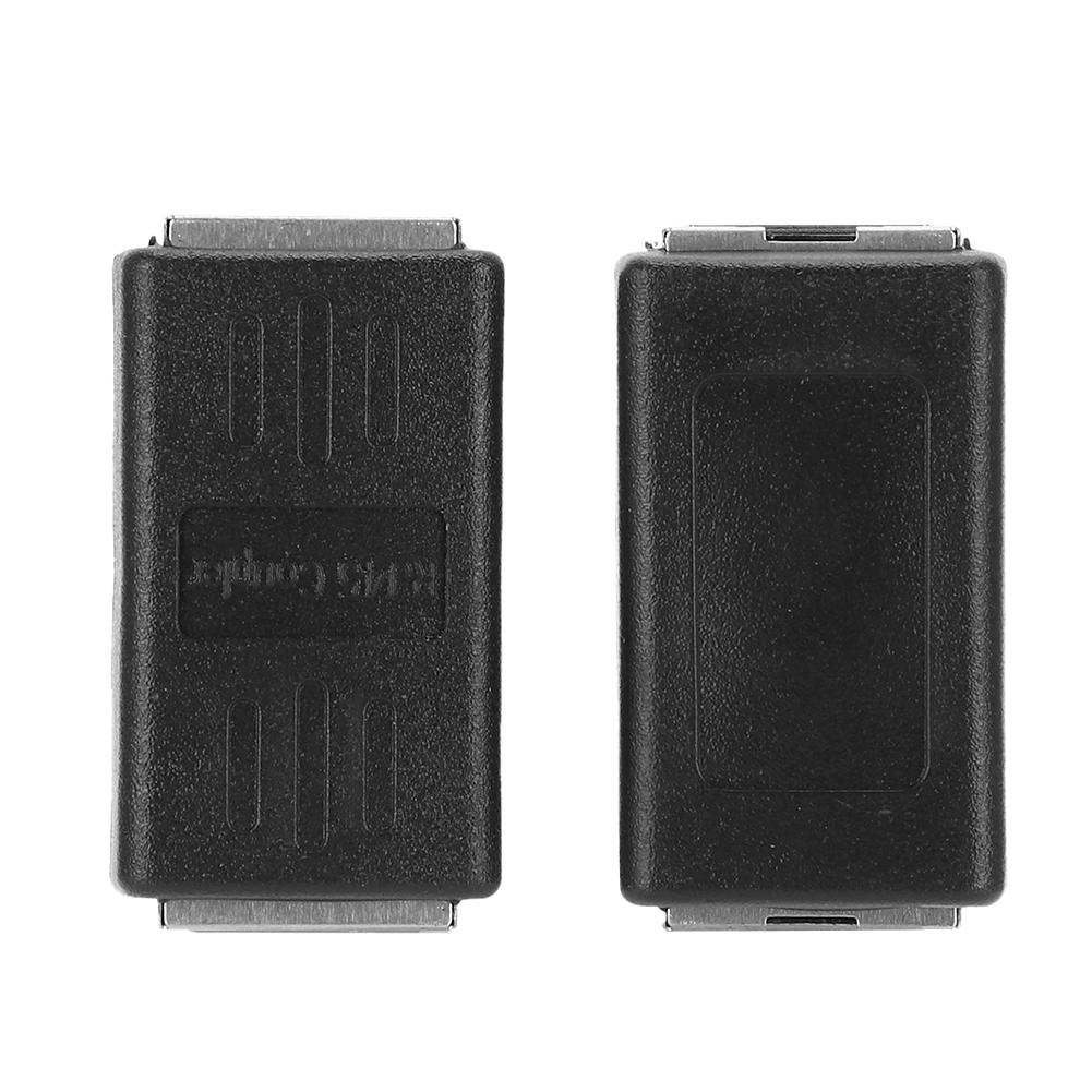 2PCs Cable Coupler RJ45 LAN Connector Embedded Type Female to Female Adapter for Cat7   Cat6   Cat5e
