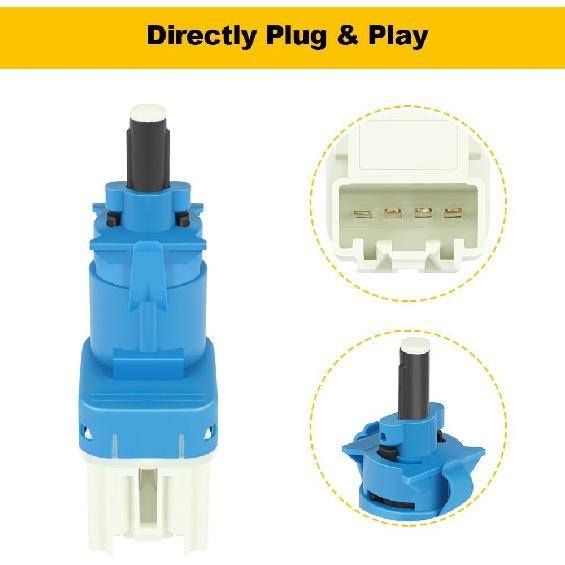 Brake Stop Light Switch Replacement Fits 2008-2017 for Ford E-150 E-250 E-350 E-450 Econoline Vans 2011-2017 for Ford for F-250 for F-350 for F-450
