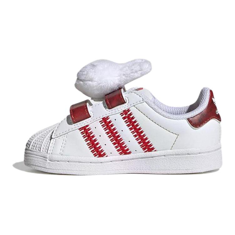 Adidas Miffy Collaboration Shell Toe Velcro Low-Top Sports Sneakers Kids sneakers IF5006 23.5