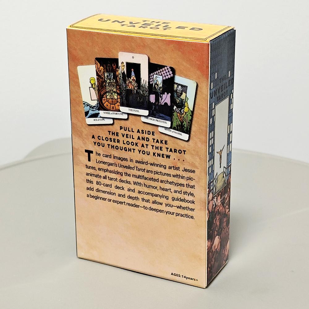 The Unveiled Tarot 80 Pcs Tarot Cards (with 2 Special Cards) Pocket Edition 10.3*6cm