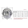 Stainless Steel Round Shape Floor Drain for Home Bathroom Outdoor Yard Balcony Use(75mm/3in)