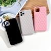 Rhombus Silicone Suitable for iPhone15promax Mobile Phone Case Apple 14 All-inclusive Lens Anti-drop and Anti-skid Protective Case