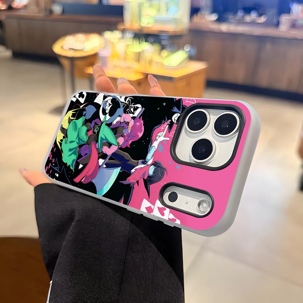 Game D-D-Deltarune Phone Case For IPhone 17 Air 16 E 15 14 Plus 13 12 11 Pro Max Jelly 2 In 1 Protective Case