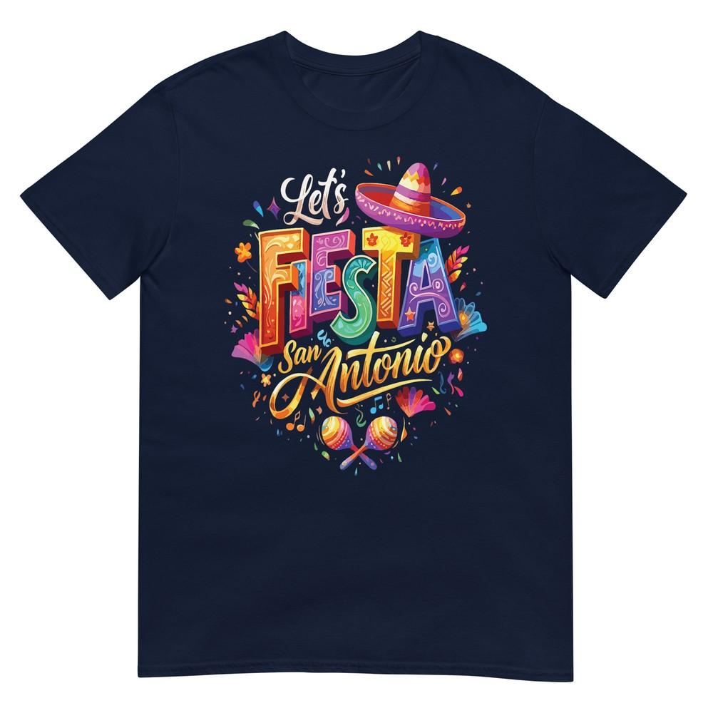 Lets Fiesta San Antonio Texas Cinco De Mayo Mexican Party TShirt S