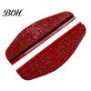 Rearview Mirror Rain Protector Rhinestone Car Side Visor Guard, Anti-Glare Rear View Exterior Decorative Accessories Eyebrows, Widened Arc Mirrors