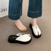 Sandals platform slippers women's summer semi-drag lazy bag head sandals 2025 Boken shoes Boken new one-pedal outer wear