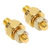 2 Pcs Battery Terminal Adapters Brass Battery Terminal Adapters Side Post Charging System Bolt