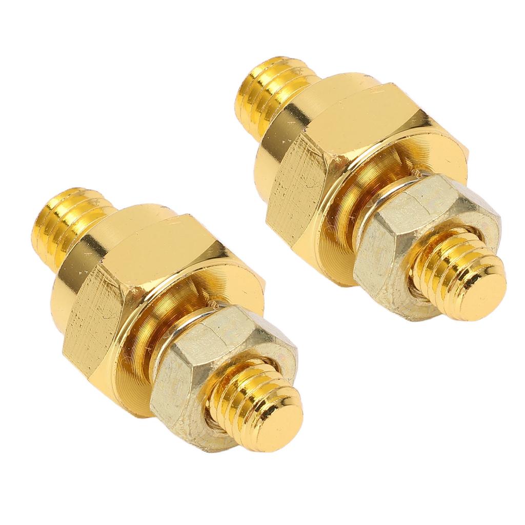 2 Pcs Battery Terminal Adapters Brass Battery Terminal Adapters Side Post Charging System Bolt