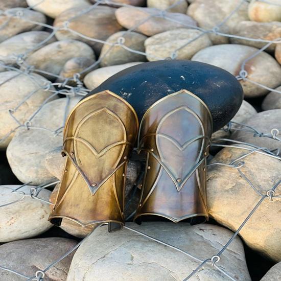 Hand Elbow Set Medieval Armor Hand Protector Knight Cosplay Halloween Costume Best Gift for Him