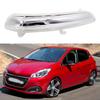Car Door Wing Rearview Mirror Turn Signal Indicator Light Lens Cover For Peugeot 208 2008 2012-2017 1607512680