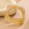 Chunky Bangles 4-Pieces Vintage Chunky Resin Bangles Fashionable Wide Colored Wrist Jewelry For Parties Birthday Performance