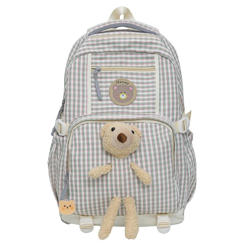 Schoolbag Bear Doll Cartoon Children's Backpack Primary School Students 1-1 Grade Sweet Wind Schoolbag Simple Backpack Wholesale