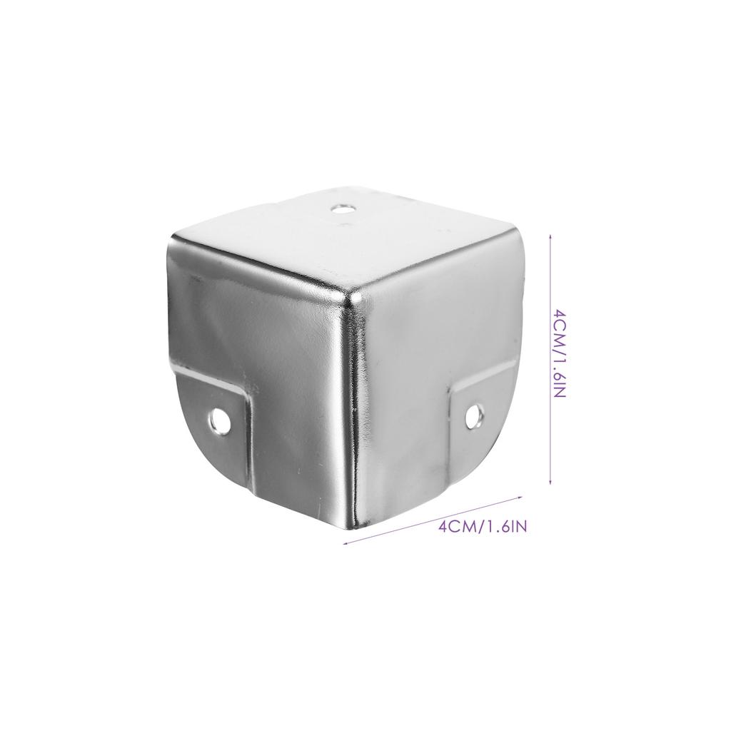 10Pcs 35Mm Corner Protectors Heavy Duty Metal for Wooden Box Cabinet Safety Guard Retro Box Corner Protector Decorative Covers