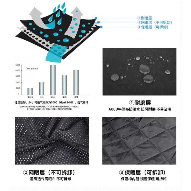 Motorcycle Riding Jacket Pants Set Men Women Windproof Warm All-Season Protective Gear With Abrasion Resistance