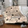 Hockey Quotes And Designs For Sports Enthusiasts Cozy Customize Your Name Soft Warm Cozy Versatile For Sofa Couch Office Bed Picnics For All Occasions