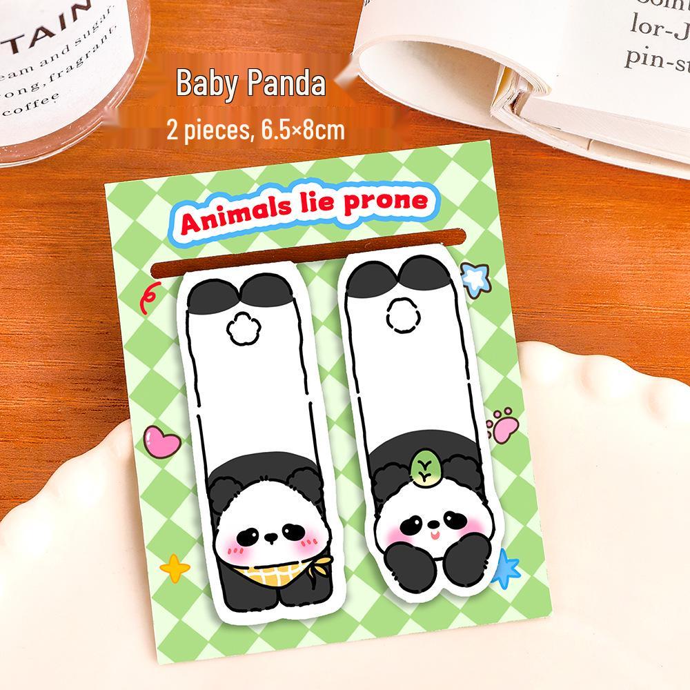 Double-Sided Cute Cartoon Pet Bookmarks - Student Reading Markers & Study Gifts