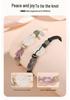 Tichya Chalcedony Ping'an Buckle Couple Bracelet - Niche Love Vows Woven Design Gift
