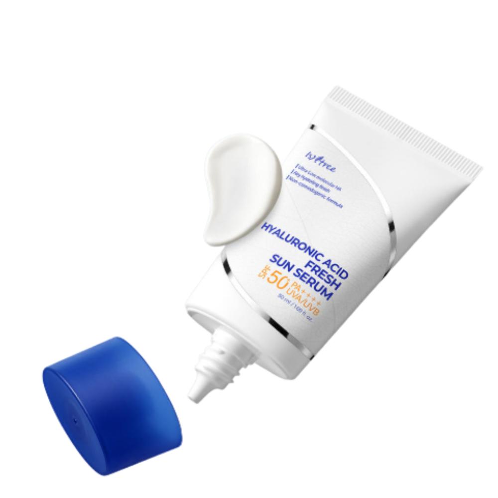 

Isntree Hyaluronic Acid Fresh Sun Serum 50мл Легкий увлажняющий солнцезащитный крем SPF 50+ PA++++