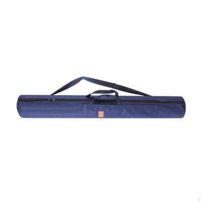 Canvas Fishing Rod Bag Carrier Equipment Transport with Zippers Traveling Lightweight Wear Resistant