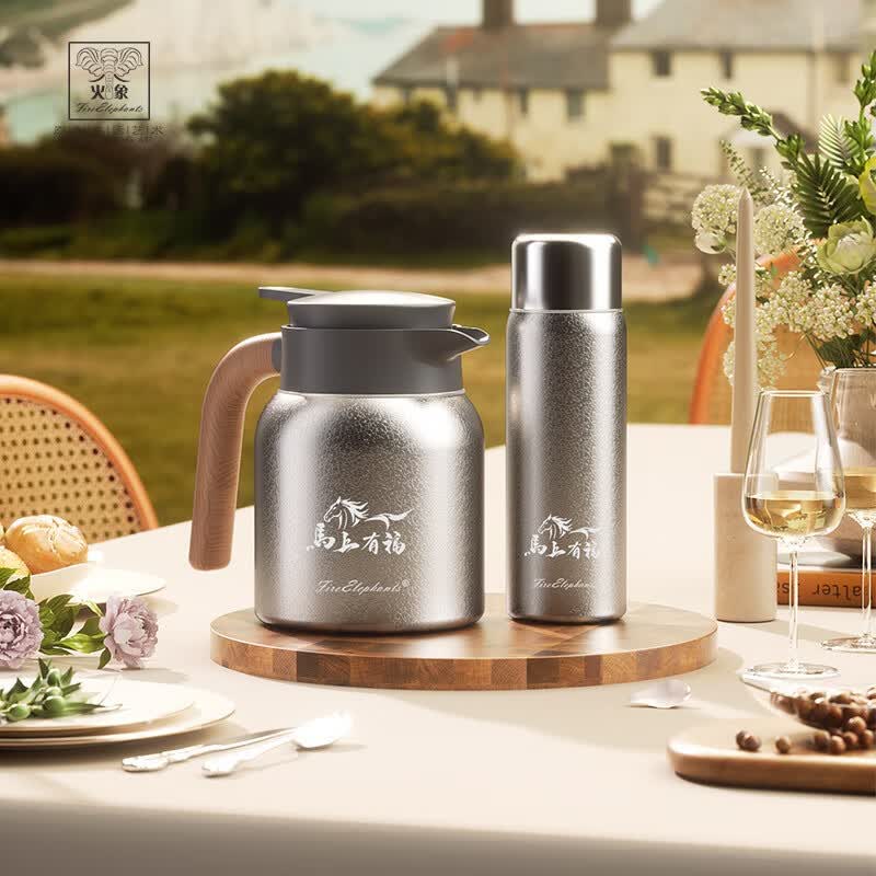 Titanium Crystal Stewing Teapot Set