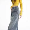 Retro Wide-Leg Jeans for Women - Spring Plus Size, Loose Fit, Floor-Length Pants