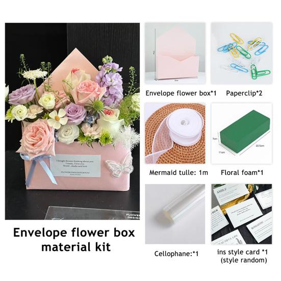 Floristen Strauß Umschlagbox Blume Floraler Straußhalter Blumenverpackungspapier Geschenkbox Präsentverpackungsbeutel für Muttertag Valentinstag Hochzeit