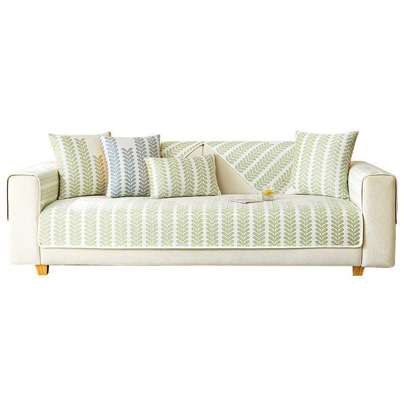 Ice Silk Sofa Cushion Summer  New High-End Mat Seat Cushion Non-Slip Sofa Cover Cover Summer Model