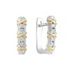 Silver Earrings with Cubic Zirkonia (2160175)