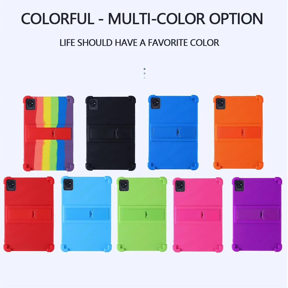 4 Thicken Cornors Silicon Cover with Kickstand For Blackview Tab 30 70 8 7 WiFi Case 10.1" Tablet PC Shockproof Protector Funda