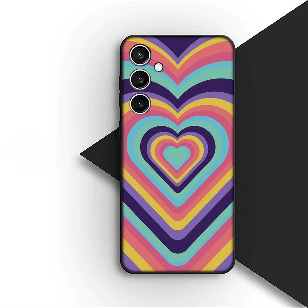 

Star Dark Red Heart Love Blue Silicone Cover for Apple iPhone 17 12 13 Pro Max Mini ProMax 7 + 8 Plus Air 8+ Coque Phone Case iPhone 13 Pro Max