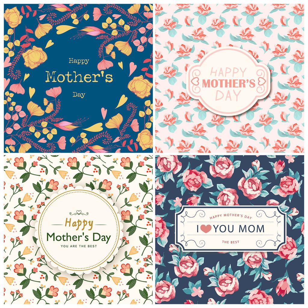 12 Sheets/Each Pack Of Small Floral Mother Plot Background Paper, Warm Color Hand Account Hand Account Diy Background Cardboard