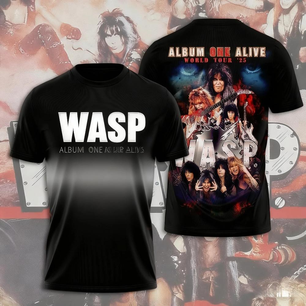 Hot Anime W.A.S.P Jersey Cosplay T-shirts 3D Print Kid Cartoon Tee Summer Men Women Harajuku Short Sleeve Y2k Tops