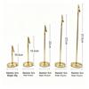 Vertical Menu Holder & Table Card Display Stand with Alligator Clip for Hotels & Restaurants