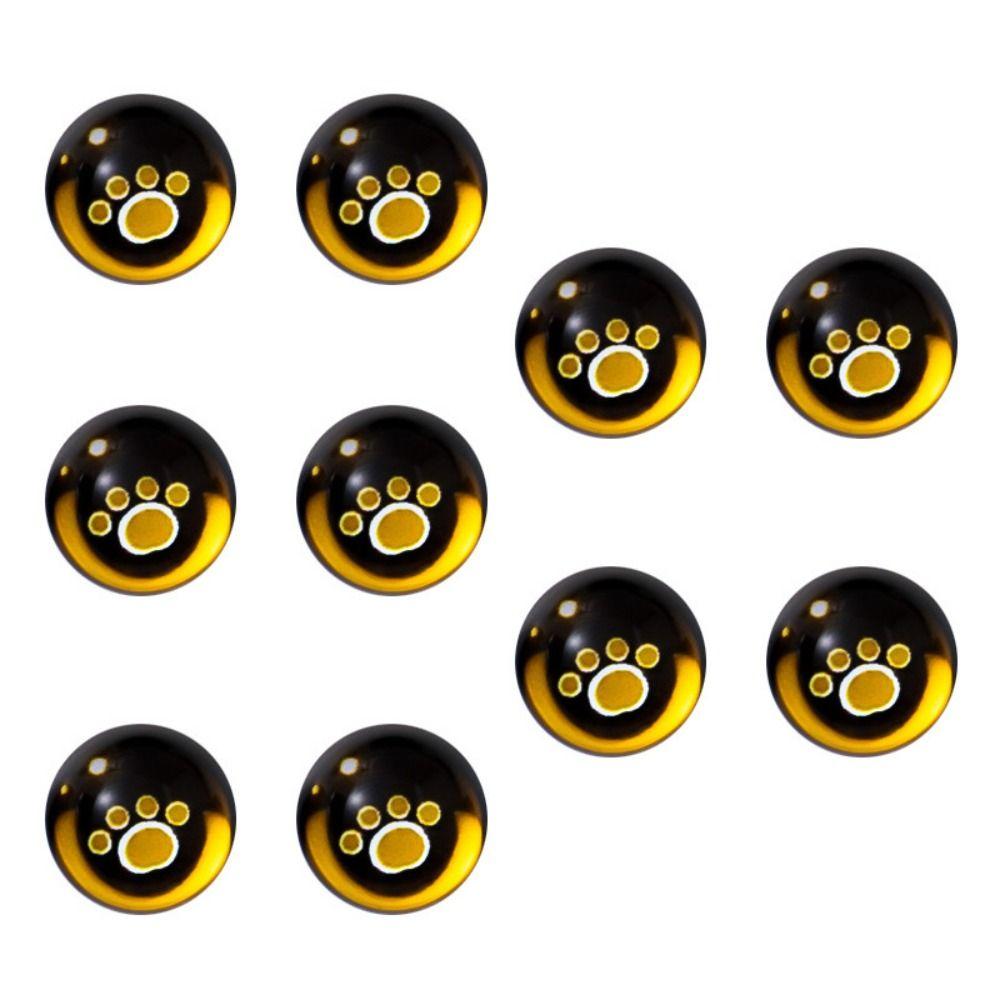 

DIY Flat Base Heart Eyes Plush Doll Access Rabbit Star Eyeball Mini Brown Doll‘s Eyes Kids 6mm-G