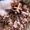 Kreuze Anhänger Mini Holzkreuze Anhänger Hängendes Schmuckstück Männer, Frauen DIY Halskette Armbänder Ohrring Schmuck Basteln