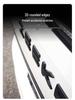 Black Decorative Covers for 9X Car Emblems, Metal Protection Mod Accessories