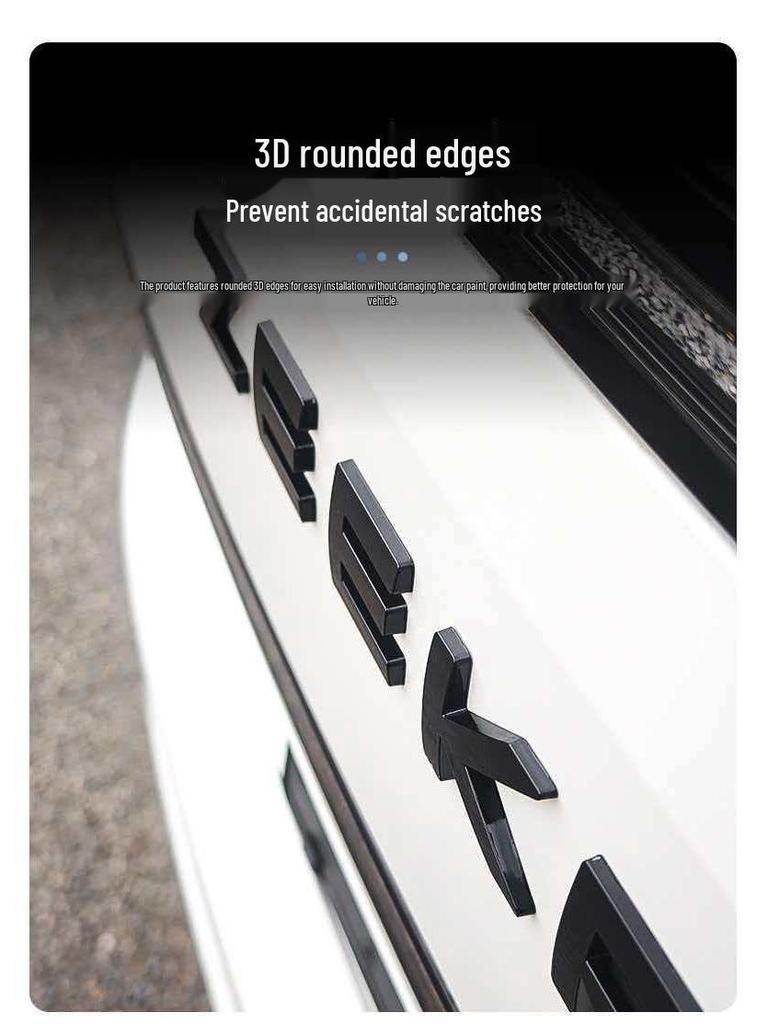 Black Decorative Covers for 9X Car Emblems, Metal Protection Mod Accessories