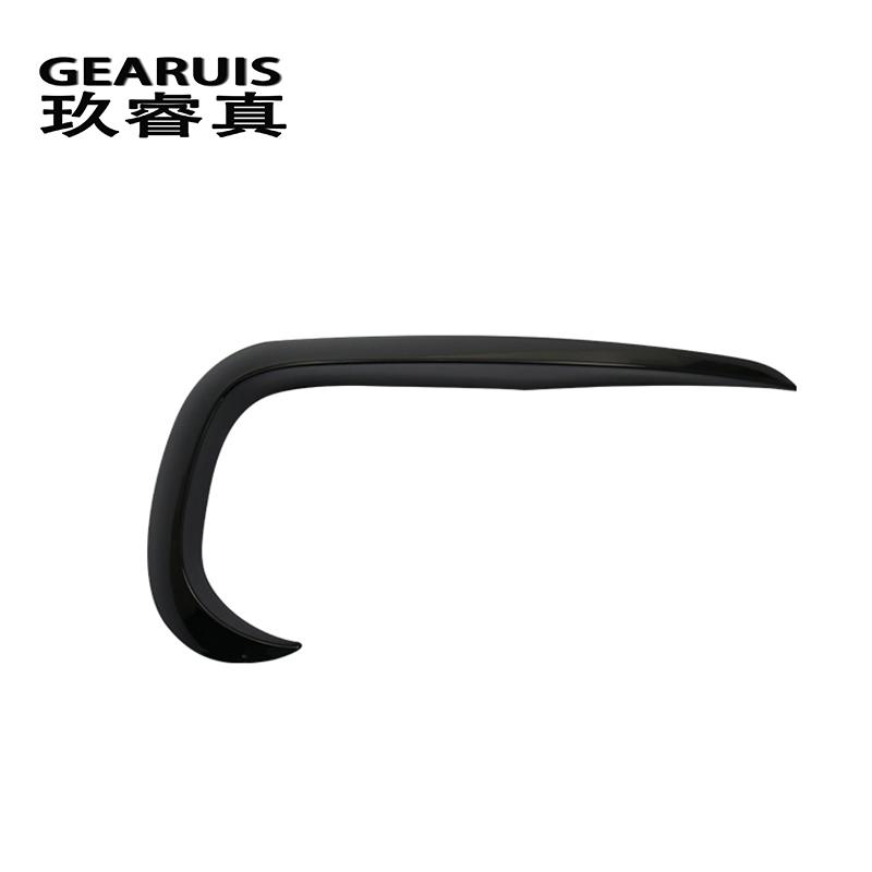 Auto Styling Carbon faser Nebelscheinwerfer Licht Kühlergrill Lip Splitter Bumper Spoiler Aufkleber Für Mercedes Benz GLB X247