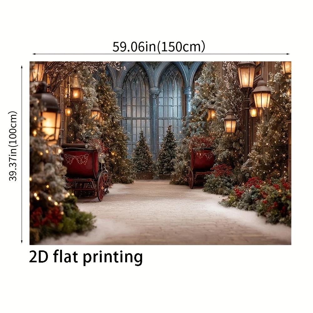 2D Plan 1 Piece Magic Channel Background Christmas Photo Background Christmas and Photo Background