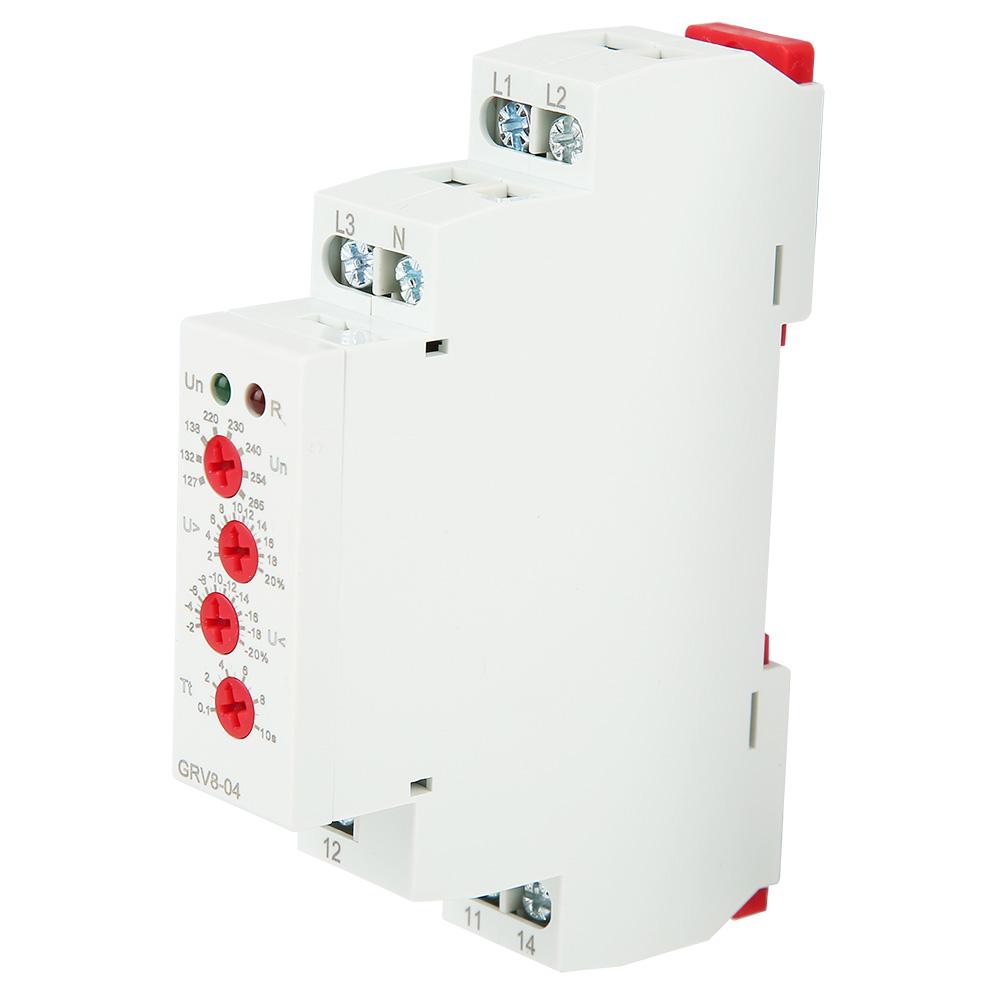 GRV8 04 3 Phase Voltage Monitoring Relay Phase Sequence Phase Failure Protection M265