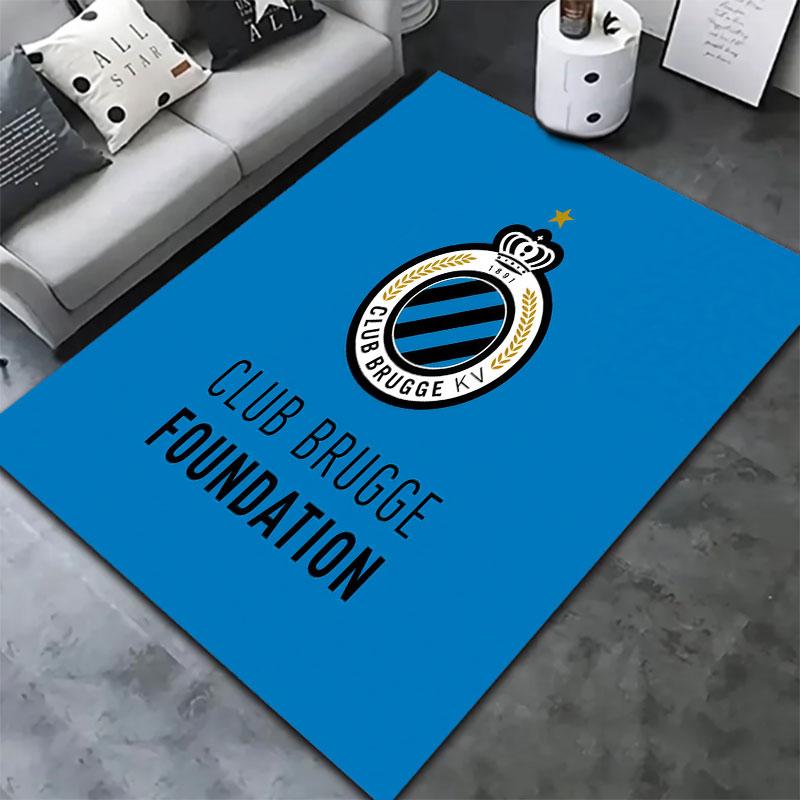 Club Brugge KV Carpet Rug for Living Room Bedroom Home Sofa Decoration,Kids play Non-slip Floor Mat