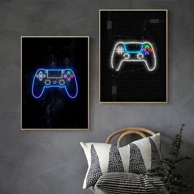 Spielzimmer Poster Abstrakte Home Dekoration Leinwand Malerei Spaß Party Spiel Wand Kunst Bilder Senden Jungen Zimmer Home Dekoration