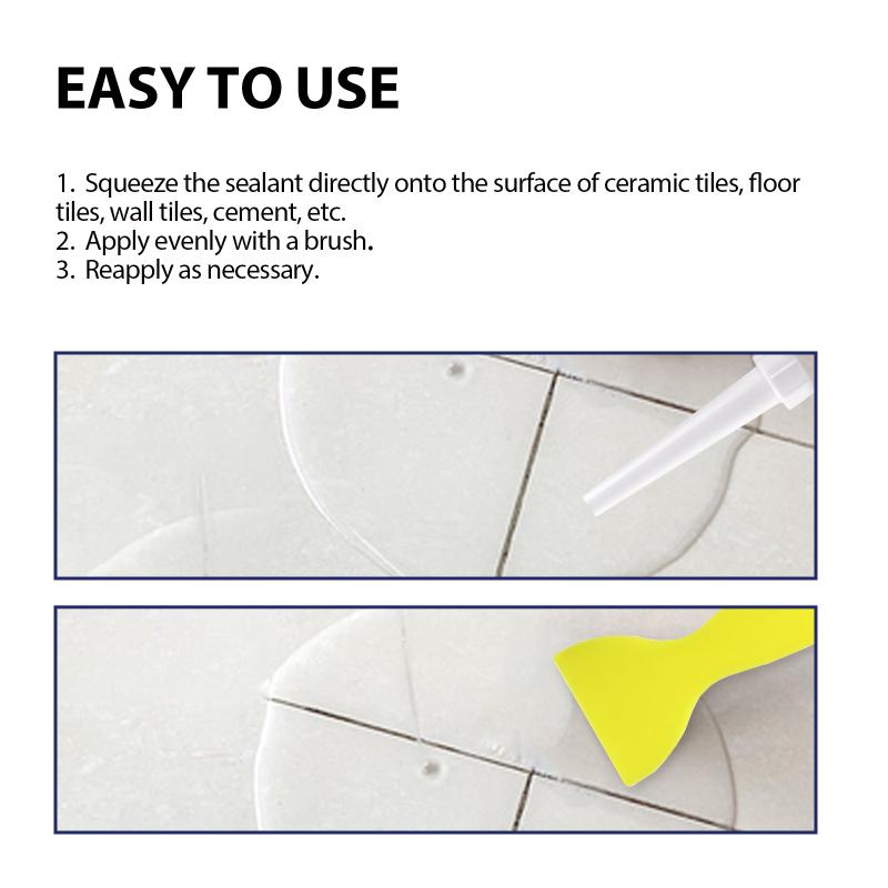 Superior Waterproof Sealant Adhesive for Kitchen Bathroom Exterior Roof Wall Tile Pipe Leak Fixing and Strong Bonding