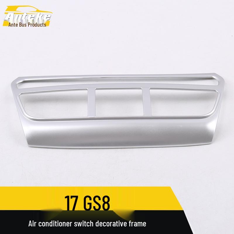 GS8 Air Conditioning Switch Decorative Frame & Rotary Button Panel Sticker for 17 Models
