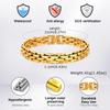 Chunky Strap Chain Bracelet for Women High-Quality Stainless Steel Waterproof Chain Bracelets Punk Wrist Jewelry Gift