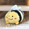 1 Piece Bag Pendant Cute Little Bee Doll Plush Toy Keychain Children'S Backpack Accessories Holiday Gifts