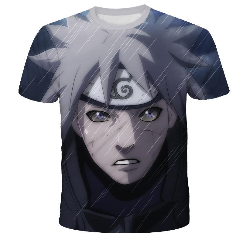 Anime Naruto Summer Men's T-shirt 3D Digital New Casual T-shirt