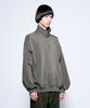 Zensai Panel Detail Half Zip Sweatshirt Khaki